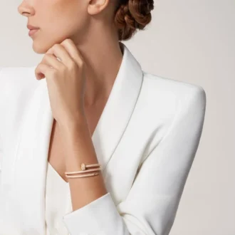 Juste Un Clou Bracelet, Double, Half-Paved