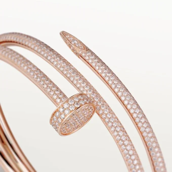 Juste Un Clou Bracelet, Double, Half-Paved