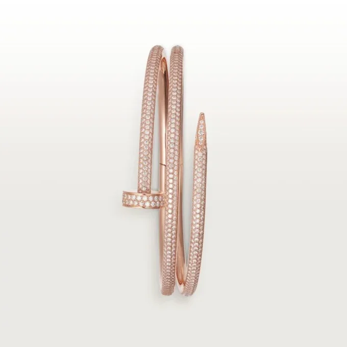 Juste Un Clou Bracelet, Double, Half-Paved