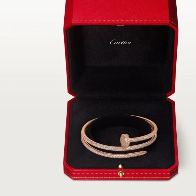 Juste Un Clou Bracelet, Double, Half-Paved