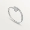 Juste Un Clou Bracelet, Large Model, Half-Paved