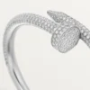 Juste Un Clou Bracelet, Large Model, Half-Paved