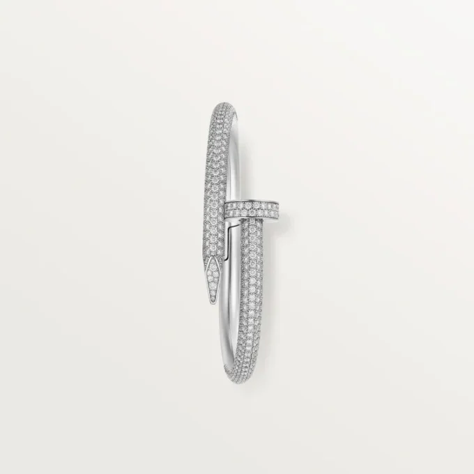 Juste Un Clou Bracelet, Large Model, Half-Paved