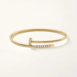 Juste Un Clou Bracelet, Small Model, Reverse-Set Diamonds