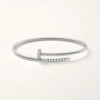 Juste Un Clou Bracelet, Small Model, Reverse-Set Diamonds