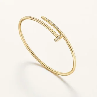Juste Un Clou Bracelet, Small Model, Reverse-Set Diamonds