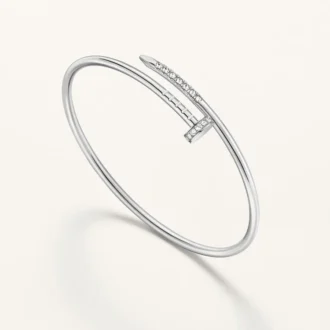 Juste Un Clou Bracelet, Small Model, Reverse-Set Diamonds