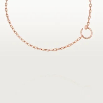 Juste Un Clou – Diamond Chain Necklace in Rose Gold | Cartier Us