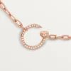Juste Un Clou – Diamond Chain Necklace in Rose Gold | Cartier Us Juste Un Clou – Diamond Chain Necklace in Rose Gold | Cartier Us