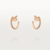 Juste Un Clou Diamond Hoop Earrings, Rose Gold | Cartier Us Juste Un Clou Diamond Hoop Earrings, Rose Gold | Cartier Us