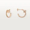 Juste Un Clou Diamond Hoop Earrings, Rose Gold | Cartier Us Juste Un Clou Diamond Hoop Earrings, Rose Gold | Cartier Us
