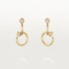 Juste Un Clou Earrings, Double, Diamonds