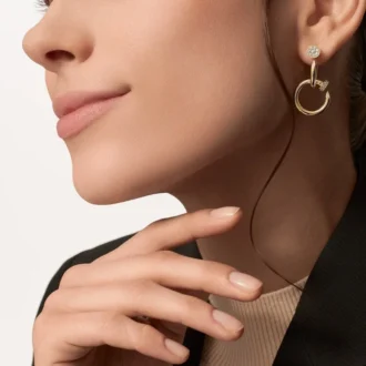 Juste Un Clou Earrings, Double, Diamonds