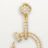 Juste Un Clou Earrings, Double, Paved Juste Un Clou Earrings, Double, Paved