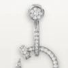 Juste Un Clou Earrings, Double, Paved