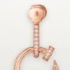 Juste Un Clou Earrings, Double, Paved Juste Un Clou Earrings, Double, Paved