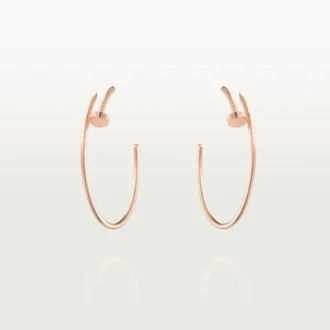 Juste Un Clou Earrings – Pink Gold – Cartier