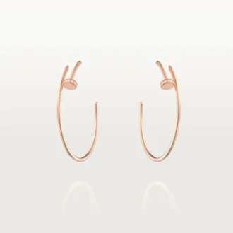 Juste Un Clou Earrings – Pink Gold, Diamonds – Cartier