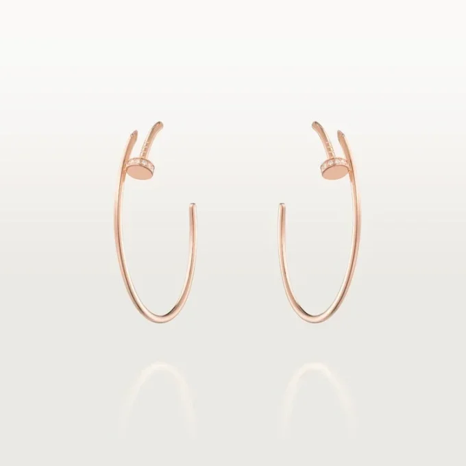 Juste Un Clou Earrings – Pink Gold, Diamonds – Cartier Juste Un Clou Earrings – Pink Gold, Diamonds – Cartier