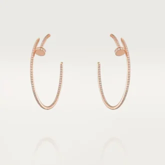 Juste Un Clou Earrings – Rose Gold, Diamonds – Cartier