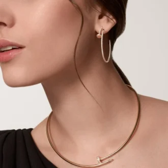 Juste Un Clou Earrings – Rose Gold, Diamonds – Cartier