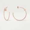 Juste Un Clou Earrings – Rose Gold, Diamonds – Cartier Juste Un Clou Earrings – Rose Gold, Diamonds – Cartier
