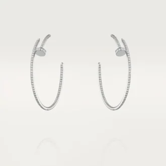 Juste Un Clou Earrings – White Gold, Diamonds – Cartier