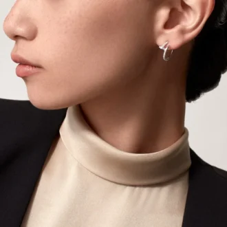 Juste Un Clou Earrings – White Gold, Diamonds – Cartier