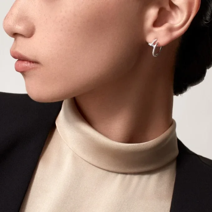 Juste Un Clou Earrings – White Gold, Diamonds – Cartier Juste Un Clou Earrings – White Gold, Diamonds – Cartier