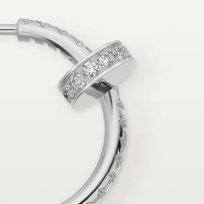 Juste Un Clou Earrings – White Gold, Diamonds – Cartier Juste Un Clou Earrings – White Gold, Diamonds – Cartier