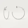 Juste Un Clou Earrings – White Gold, Diamonds – Cartier Juste Un Clou Earrings – White Gold, Diamonds – Cartier