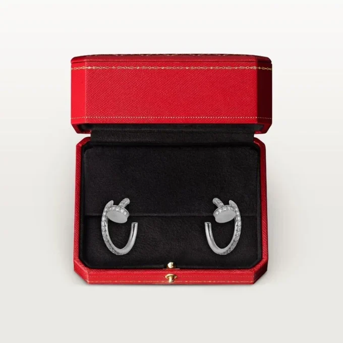 Juste Un Clou Earrings – White Gold, Diamonds – Cartier Juste Un Clou Earrings – White Gold, Diamonds – Cartier