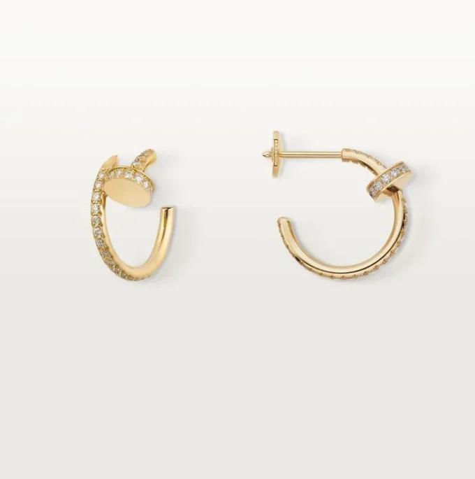 Juste Un Clou Earrings – Yellow Gold, Diamonds – Cartier Juste Un Clou Earrings – Yellow Gold, Diamonds – Cartier
