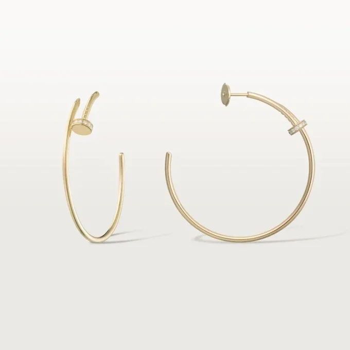 Juste Un Clou Earrings – Yellow Gold, Diamonds – Cartier Juste Un Clou Earrings – Yellow Gold, Diamonds – Cartier