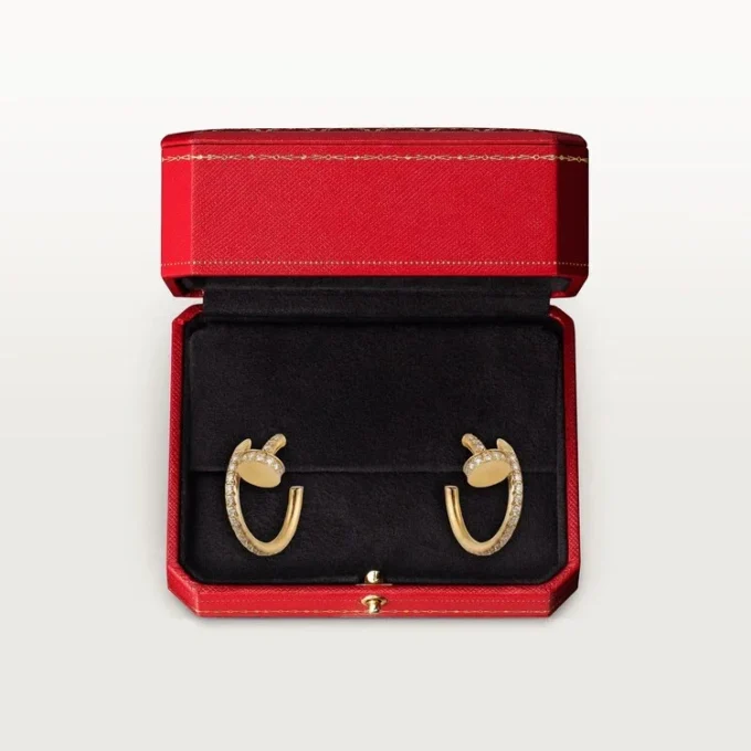 Juste Un Clou Earrings – Yellow Gold, Diamonds – Cartier Juste Un Clou Earrings – Yellow Gold, Diamonds – Cartier