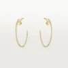 Juste Un Clou Hoop Earrings, Large Model, Paved Juste Un Clou Hoop Earrings, Large Model, Paved