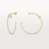 Juste Un Clou Hoop Earrings, Large Model, Paved Juste Un Clou Hoop Earrings, Large Model, Paved