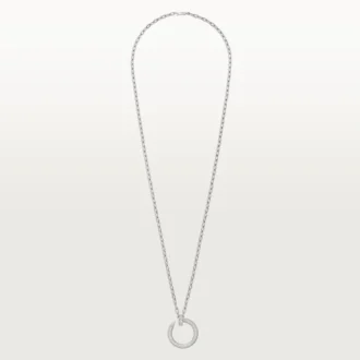 Juste Un Clou Long Necklace, Multiwear, Extra-Large Model, Paved