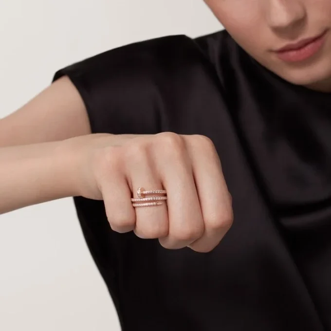 Juste Un Clou Ring – Pink Gold, Diamonds – Cartier Juste Un Clou Ring – Pink Gold, Diamonds – Cartier