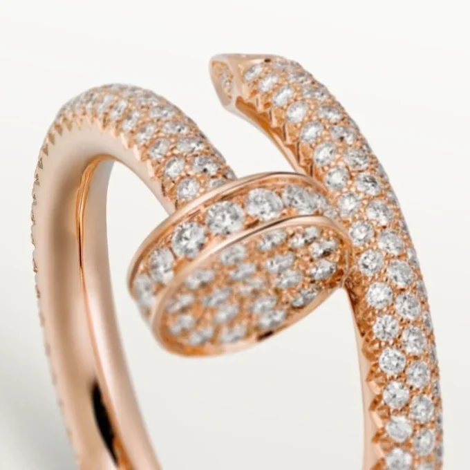 Juste Un Clou Ring – Rose Gold, Diamonds – Cartier Juste Un Clou Ring – Rose Gold, Diamonds – Cartier