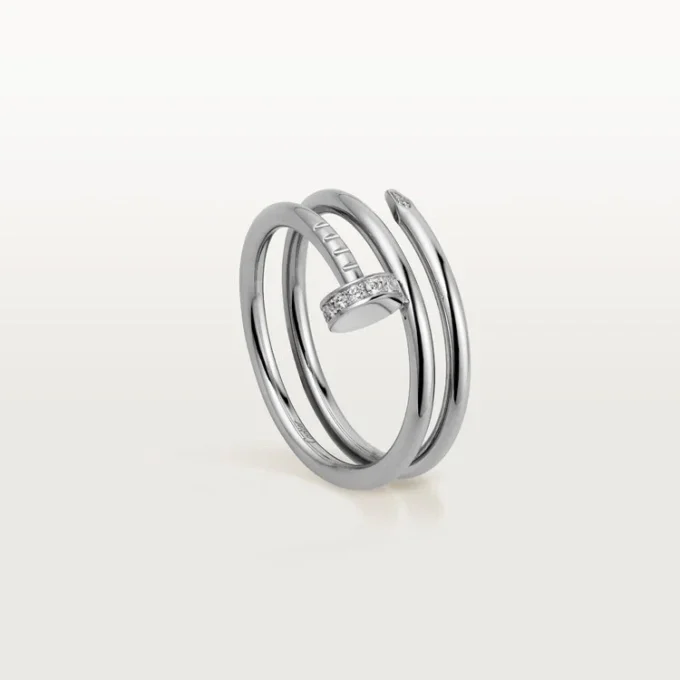 Juste Un Clou Ring – White Gold, Diamonds – Cartier Juste Un Clou Ring – White Gold, Diamonds – Cartier