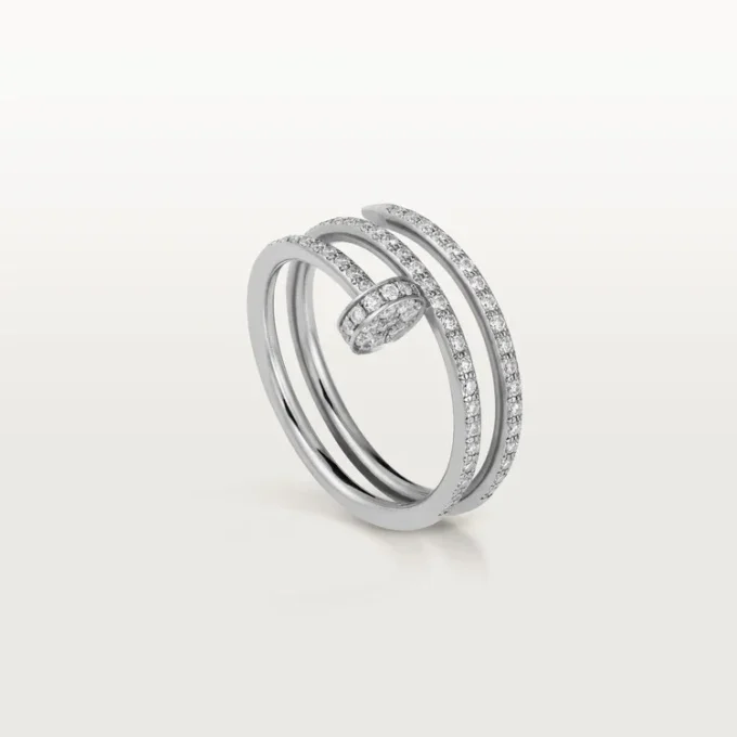Juste Un Clou Ring – White Gold, Diamonds – Cartier Juste Un Clou Ring – White Gold, Diamonds – Cartier