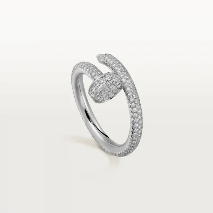 Juste Un Clou Ring – White Gold, Diamonds – Cartier Juste Un Clou Ring – White Gold, Diamonds – Cartier
