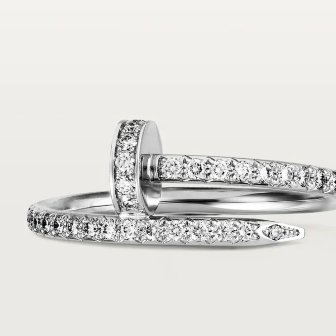 Juste Un Clou Ring – White Gold, Diamonds – Cartier Juste Un Clou Ring – White Gold, Diamonds – Cartier