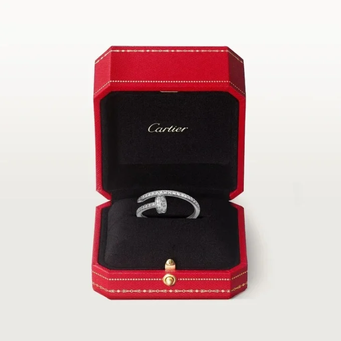 Juste Un Clou Ring – White Gold, Diamonds – Cartier Juste Un Clou Ring – White Gold, Diamonds – Cartier