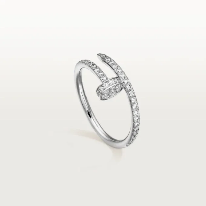 Juste Un Clou Ring – White Gold, Diamonds – Cartier Juste Un Clou Ring – White Gold, Diamonds – Cartier