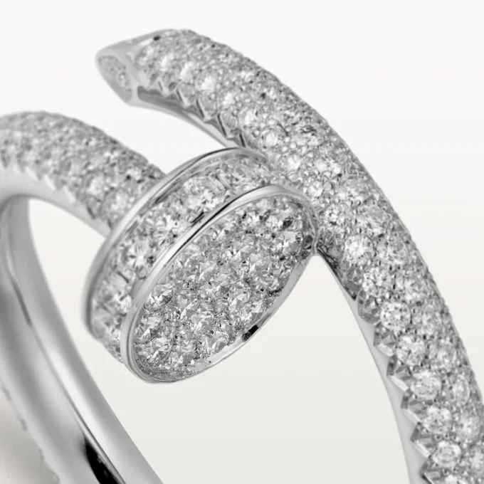 Juste Un Clou Ring – White Gold, Diamonds – Cartier Juste Un Clou Ring – White Gold, Diamonds – Cartier