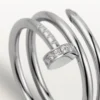 Juste Un Clou Ring – White Gold, Diamonds – Cartier Juste Un Clou Ring – White Gold, Diamonds – Cartier