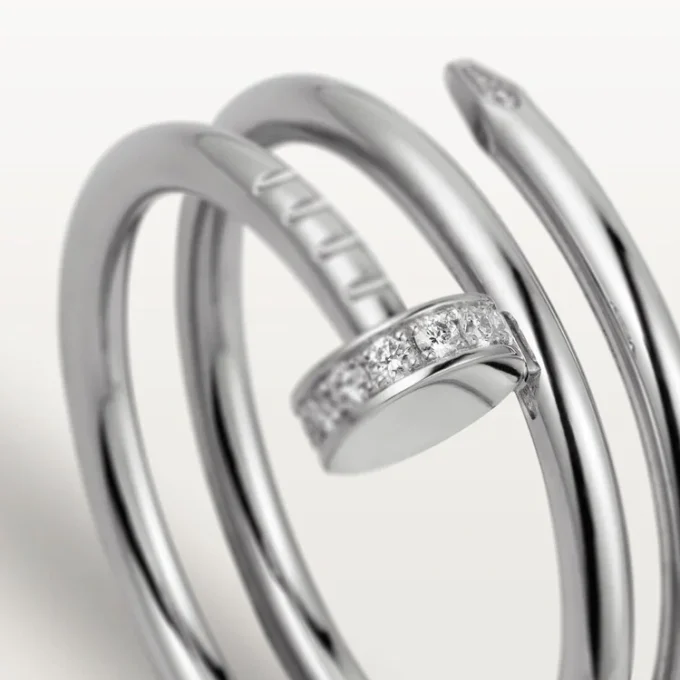Juste Un Clou Ring – White Gold, Diamonds – Cartier Juste Un Clou Ring – White Gold, Diamonds – Cartier