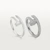 Juste Un Clou Ring – White Gold, Diamonds – Cartier Juste Un Clou Ring – White Gold, Diamonds – Cartier